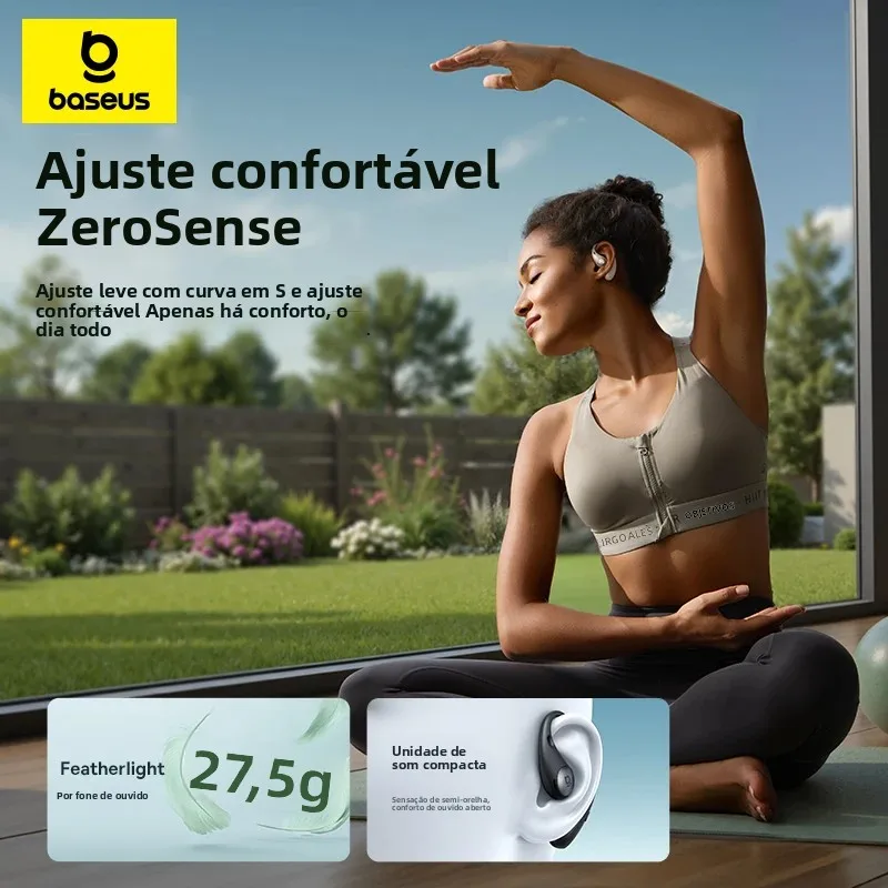 Baseus Eli Sport 2 Open‑Ear Bluetooth 6.0 | Fone Esportivo Hi‑Res LDAC - Imagem 3