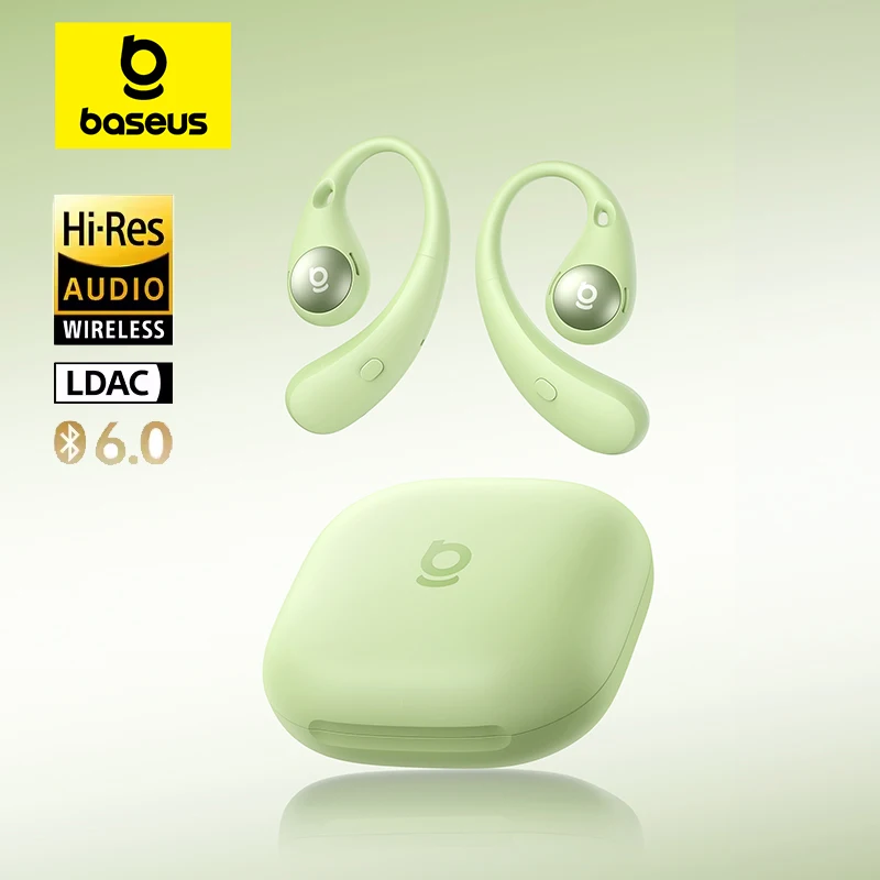 Baseus Eli Sport 2 Open‑Ear Bluetooth 6.0 | Fone Esportivo Hi‑Res LDAC
