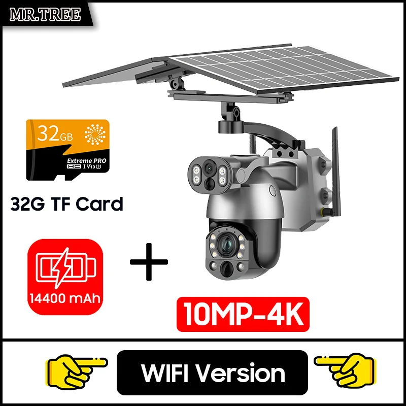 Câmera Solar MR.TREE 10MP PTZ com Zoom Óptico 50x e 4G/Wi‑Fi - Imagem 18