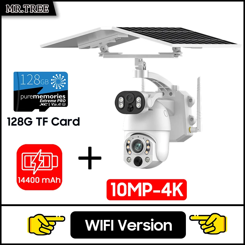Câmera Solar MR.TREE 10MP PTZ com Zoom Óptico 50x e 4G/Wi‑Fi - Imagem 11