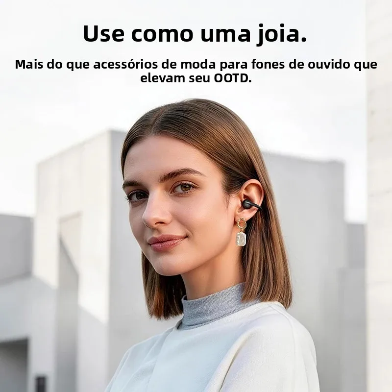 Baseus Bowie MC2 Air Open Ear Bluetooth 6.0 com 4 Microfones - Imagem 3