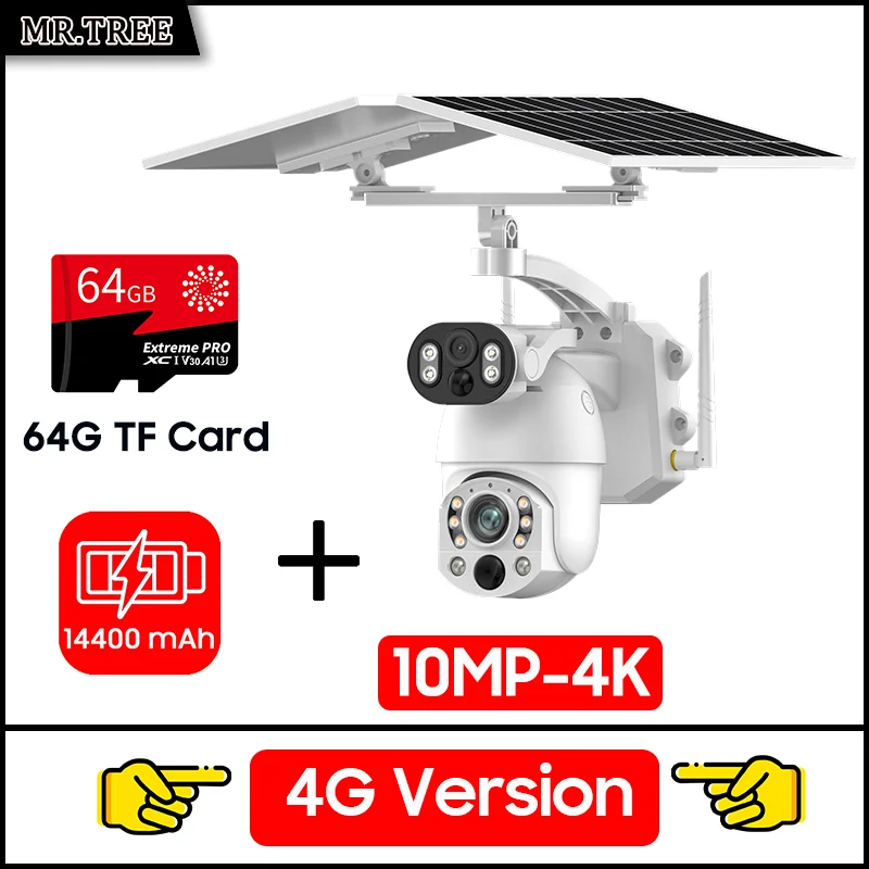 Câmera Solar MR.TREE 10MP PTZ com Zoom Óptico 50x e 4G/Wi‑Fi - Imagem 21