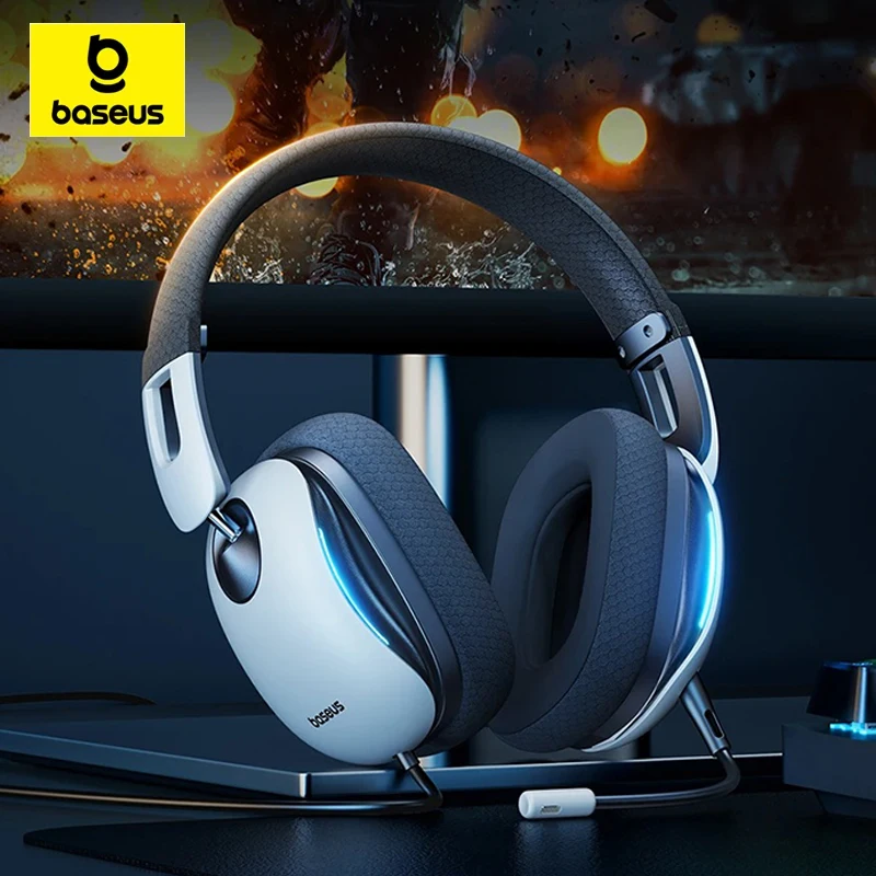 Headset Gamer Baseus GoPlay 1 Max 7.1 com Microfone Removível