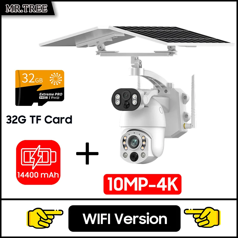 Câmera Solar MR.TREE 10MP PTZ com Zoom Óptico 50x e 4G/Wi‑Fi - Imagem 14