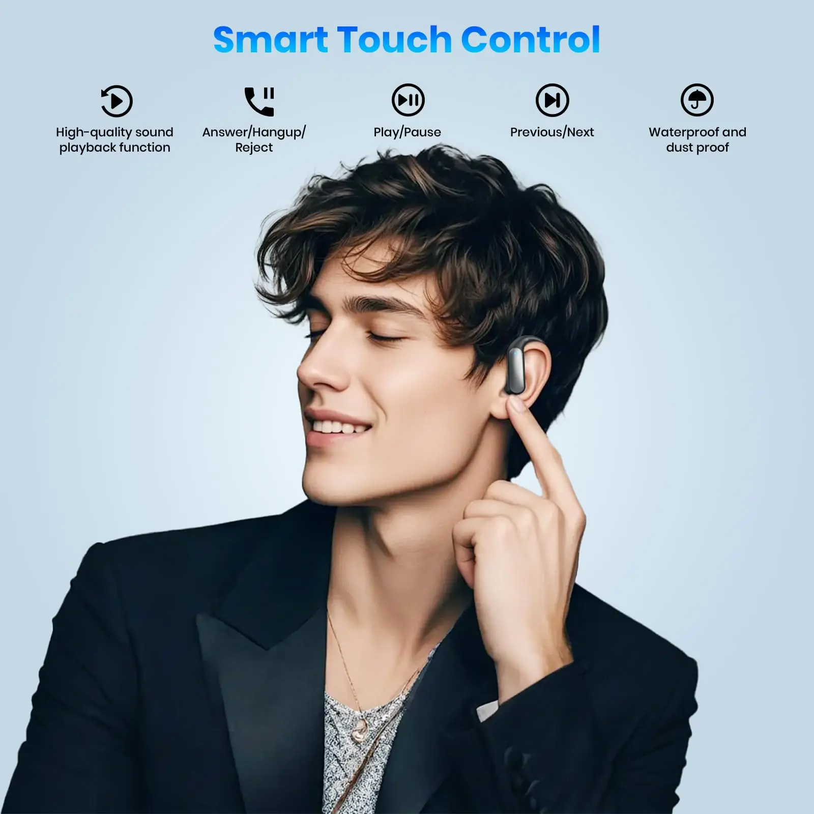 Fone Tradutor IA FITS03 em Tempo Real | 146 Idiomas - Imagem 4