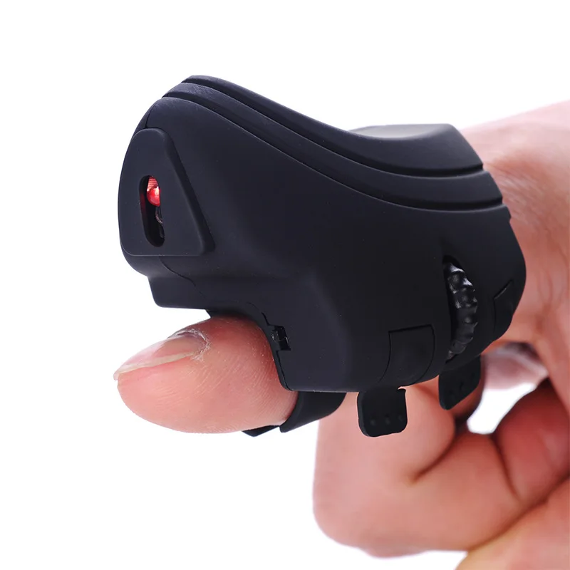 Mouse de Dedo Bluetooth Sem Fio Ring Mouse Recarregável para Notebook, PC, Tablet e Apresentações