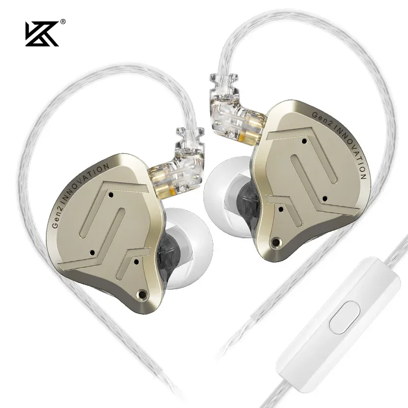 Fone KZ ZSN Pro 2 Hi-Fi Híbrido 1BA+1DD com Cabo Removível - Imagem 10
