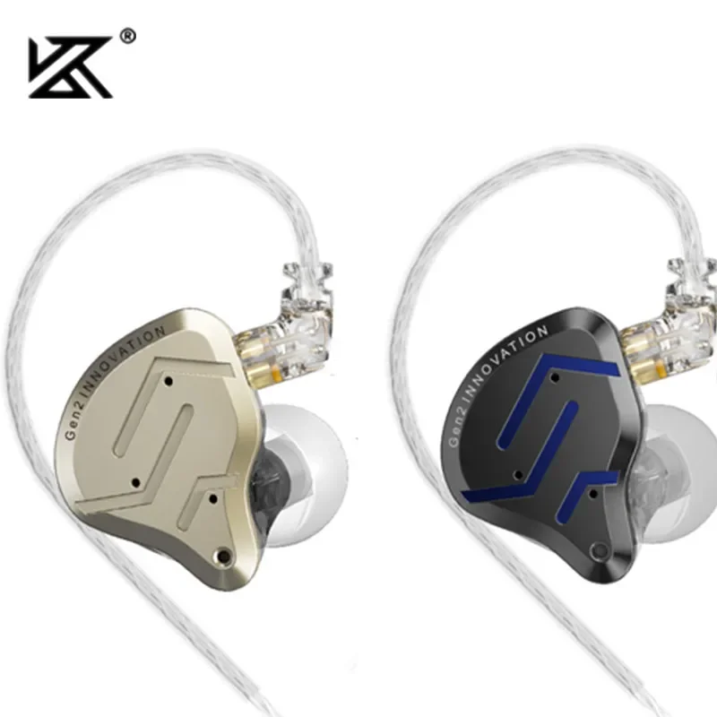 Fone KZ ZSN Pro 2 Hi-Fi Híbrido 1BA+1DD com Cabo Removível