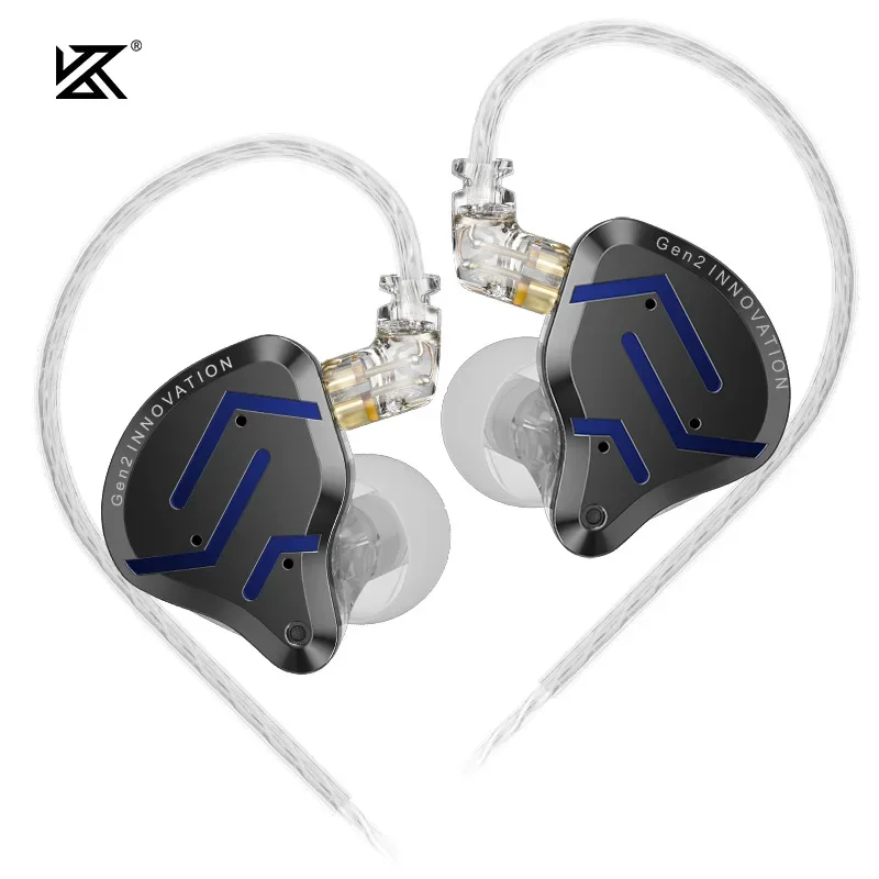 Fone KZ ZSN Pro 2 Hi-Fi Híbrido 1BA+1DD com Cabo Removível - Imagem 8