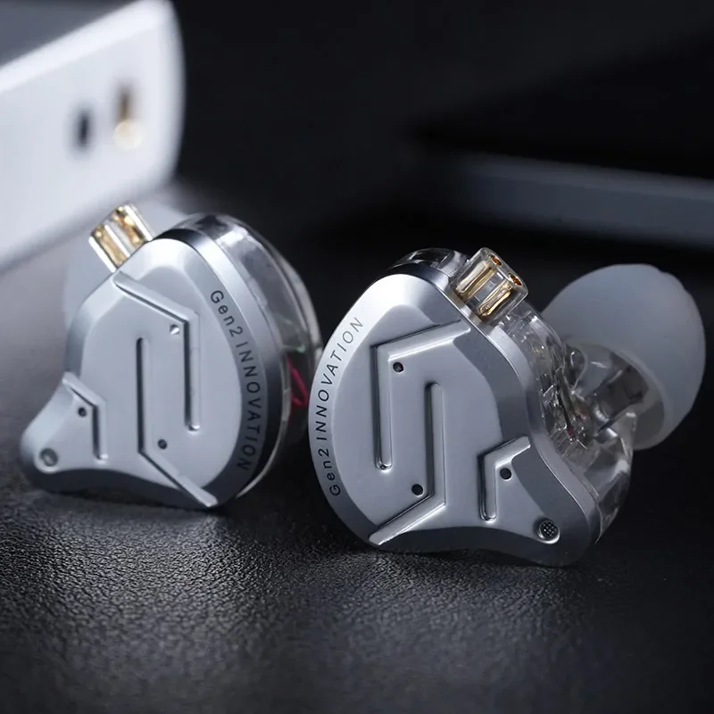 Fone KZ ZSN Pro 2 Hi-Fi Híbrido 1BA+1DD com Cabo Removível - Imagem 5